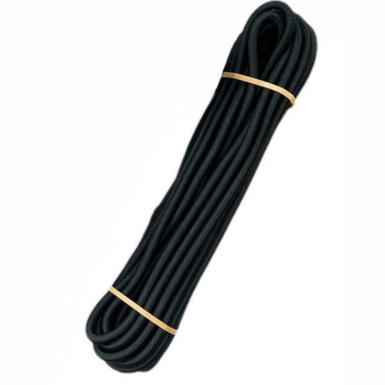 Corde élastique 10mm, sandow noir 10m, corde tendeur