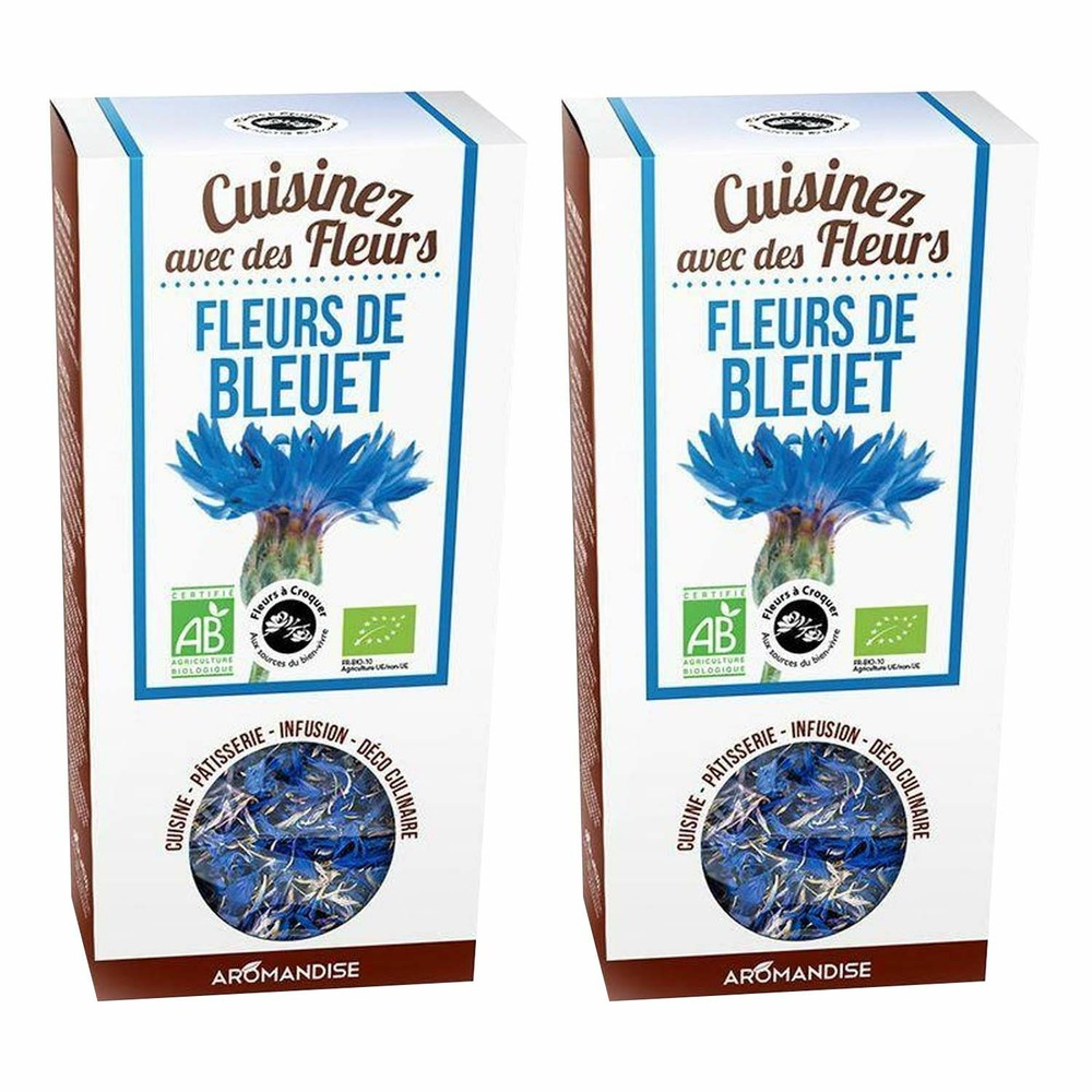Fleurs comestibles bio - fleurs de bleuet 30 g