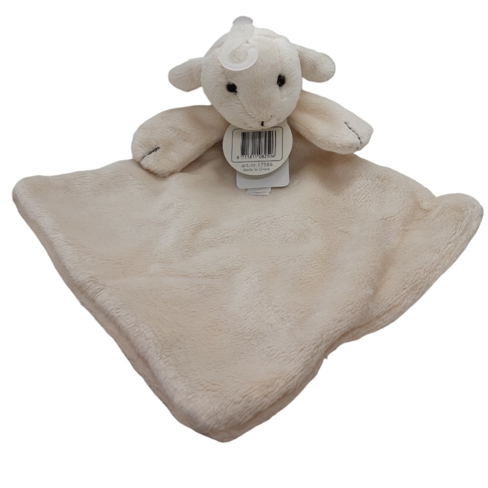 Doudou carré l'agneau lara 26 cm