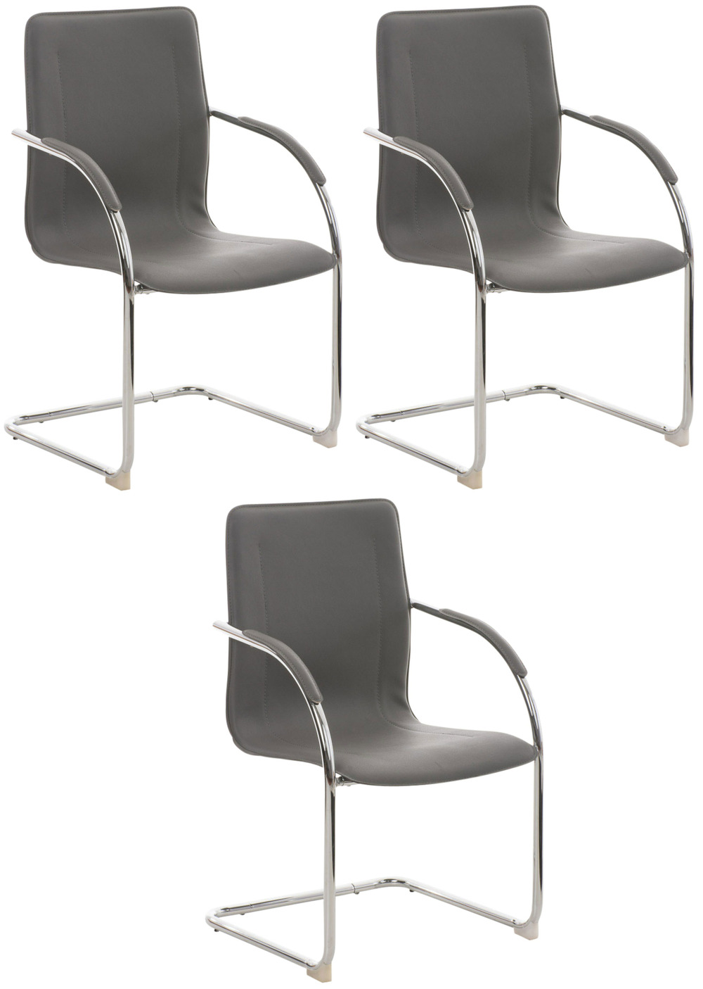 Lot de 3 chaises mélina