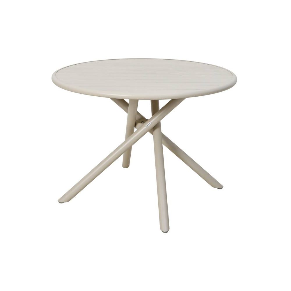Table de jardin 4 places nebullia d105cm argile