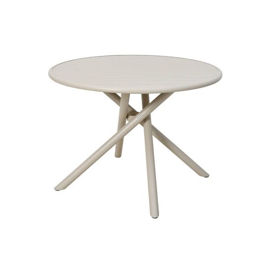 Table de jardin 4 places nebullia d105cm argile