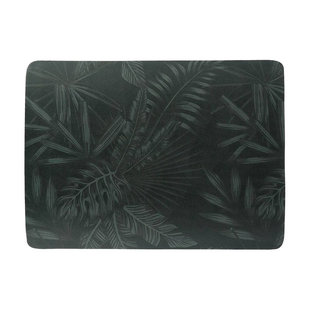Tapis de bain rectangulaire absorbant souple 45 x 60 cm décor essential nature