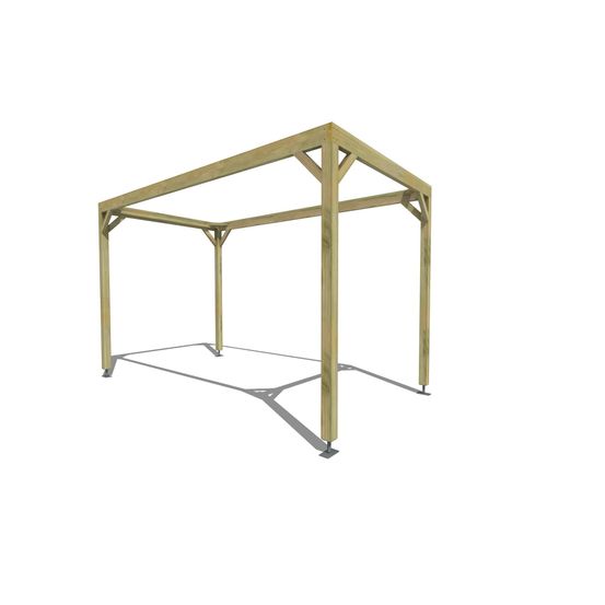 Pergola bois • 2m x 4m • indépendante • cadre simple • livraison comprise