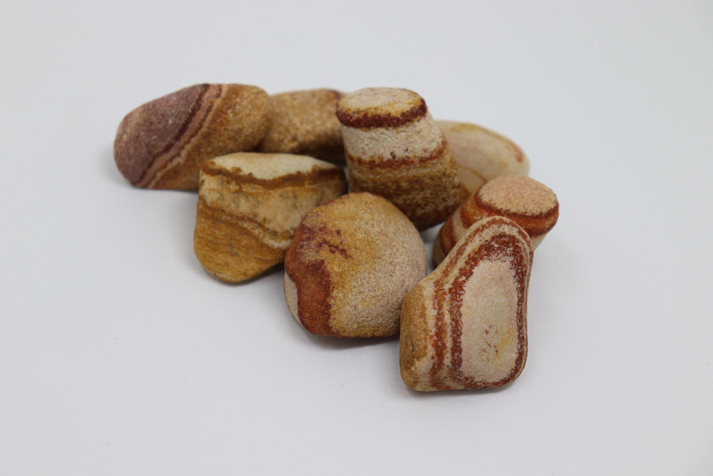 140 kg galets polis, gravier, galets de rivière, cailloux, gravier de jardin, gravier décoratif, galets de décoration, grès