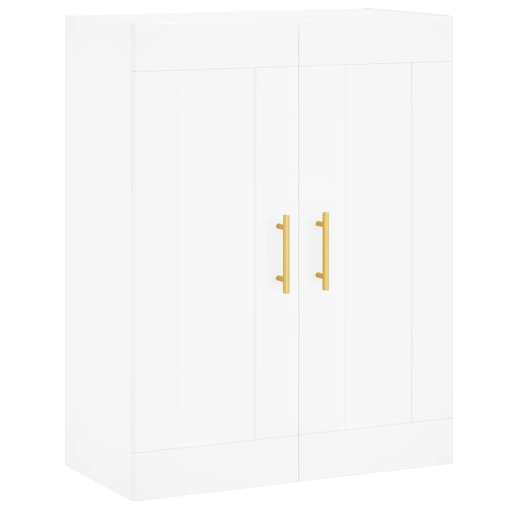 Armoire murale blanc 69,5x34x90 cm bois d'ingénierie