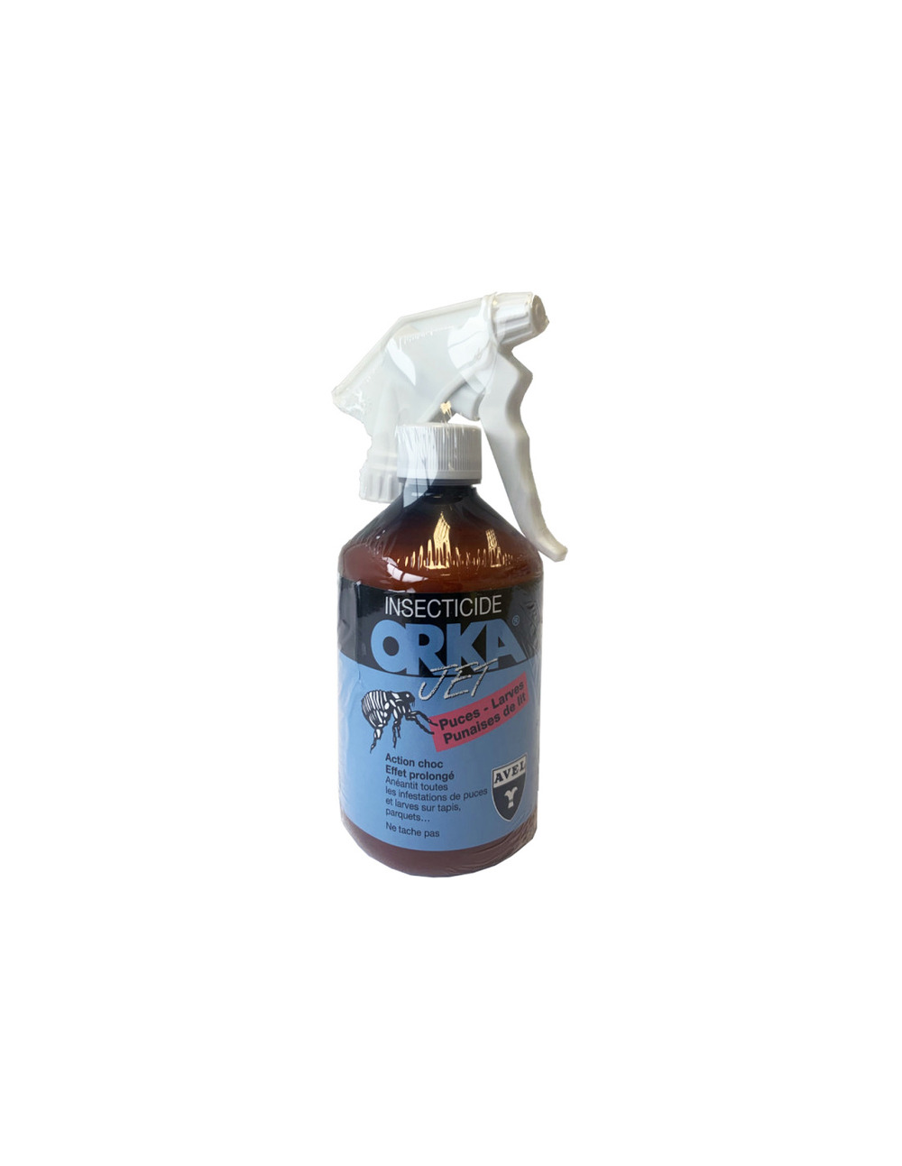Insecticide anti puces, larves et punaises de lit vaporisateur 500ml tp18 - orka