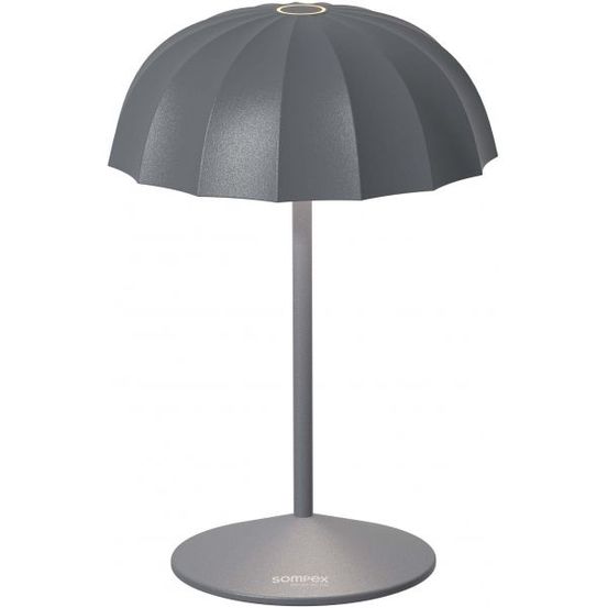 Lampe de table led 24 cm ombrellino anthracite