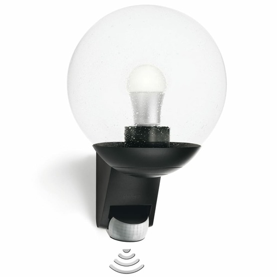 Lampe à capteur d'extérieur l 585 noir