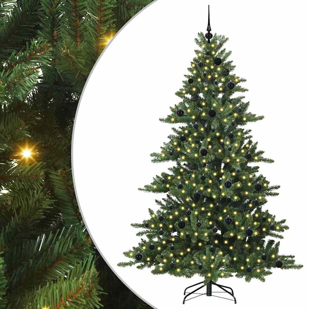 Sapin de noël artificiel à branches articulées vert 210 cm