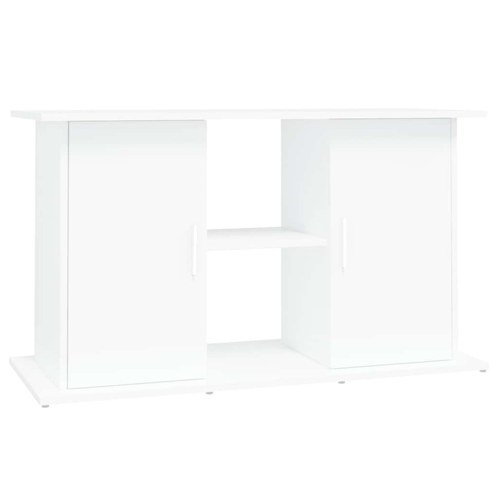 Support pour aquarium blanc 101x41x58 cm bois d'ingénierie