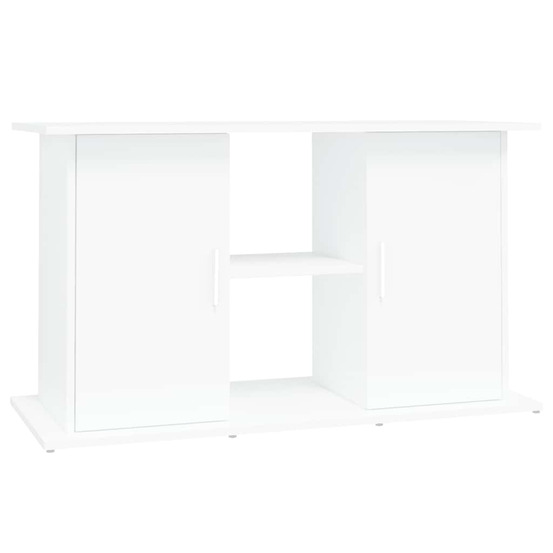Support pour aquarium blanc 101x41x58 cm bois d'ingénierie