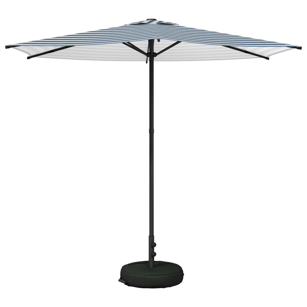 Parasol de jardin avec base 270 x 270 cm polyester