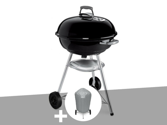 Barbecue à charbon compact kettle 47 cm + housse