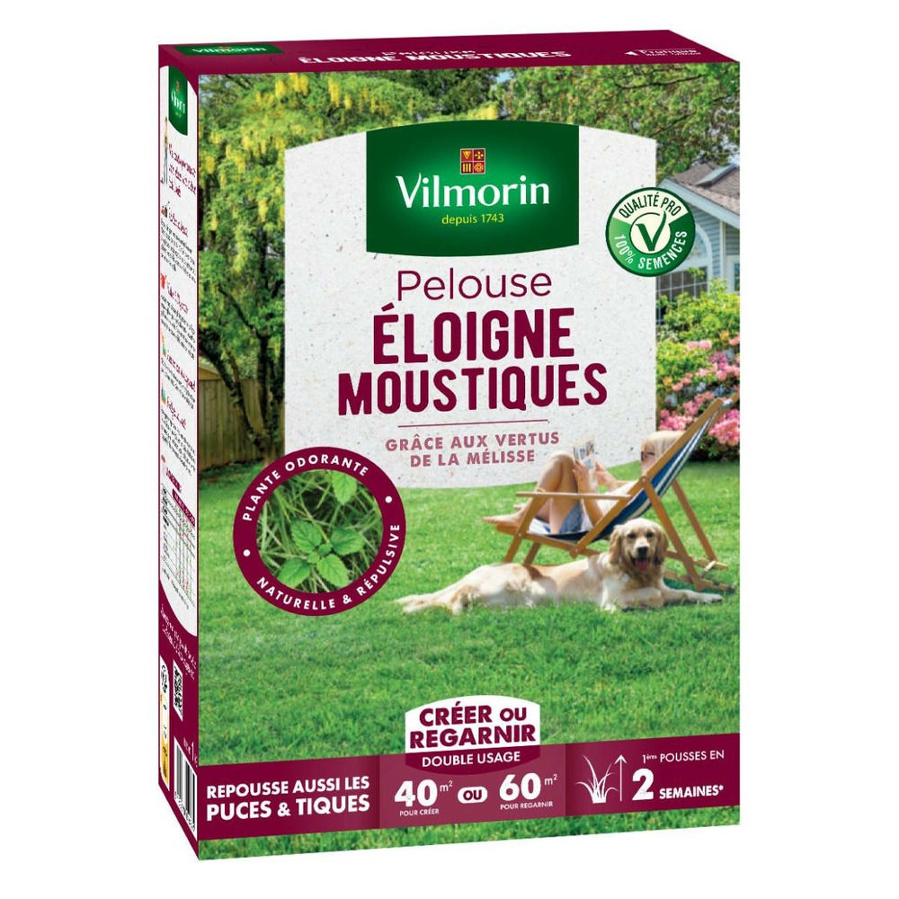 Pelouse anti-moustiques 1 kg : protégez naturellement votre jardin
