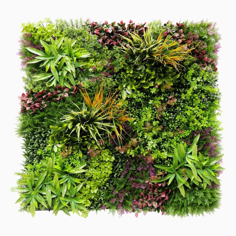 Mur végétal artificiel wood colors prix/m²