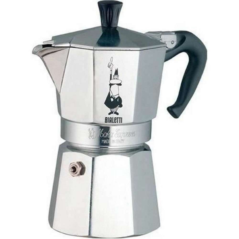Cafetière italienne bialetti - moka express - aluminium - 4 tasses