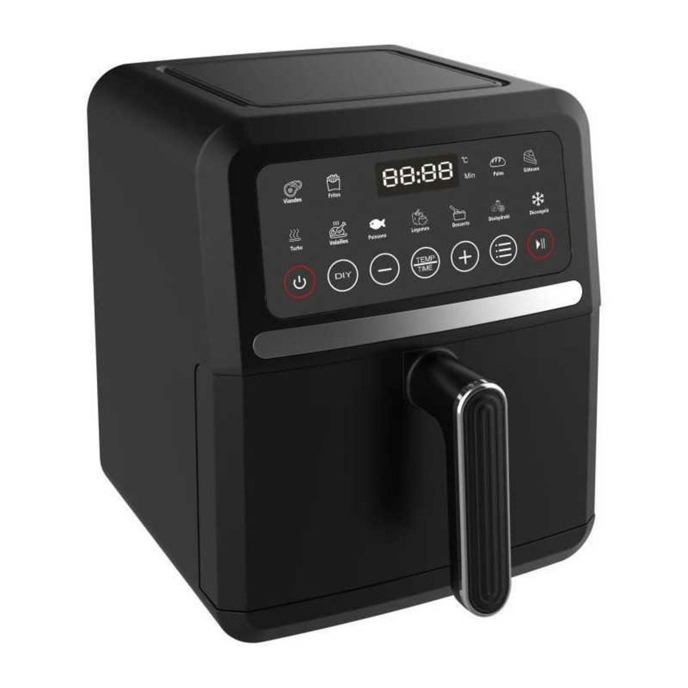 Friteuse diététique - little balance - 8725 - crousty light - 5 l - 1500 w - 12 programmes - noir