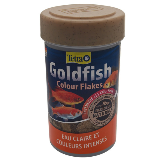 Goldfish flocons couleur 20g - 100ml aliment complet pour les poissons roug