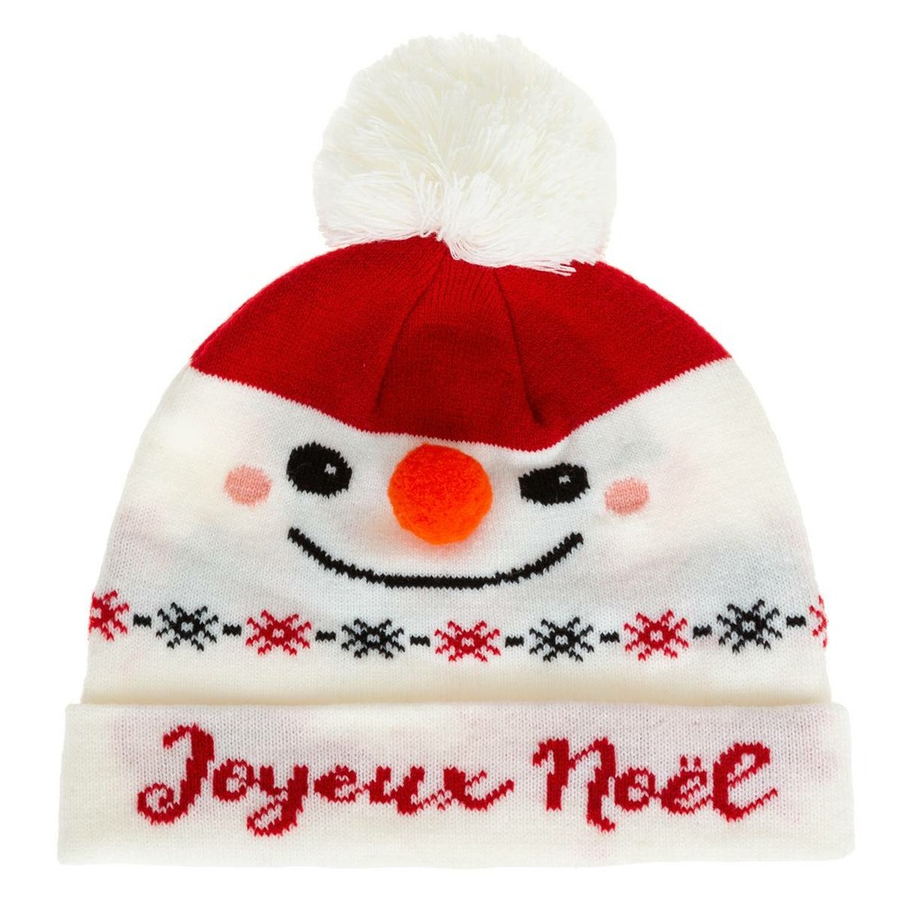 Bonnet enfant 3d renne / bonhomme de neige tu