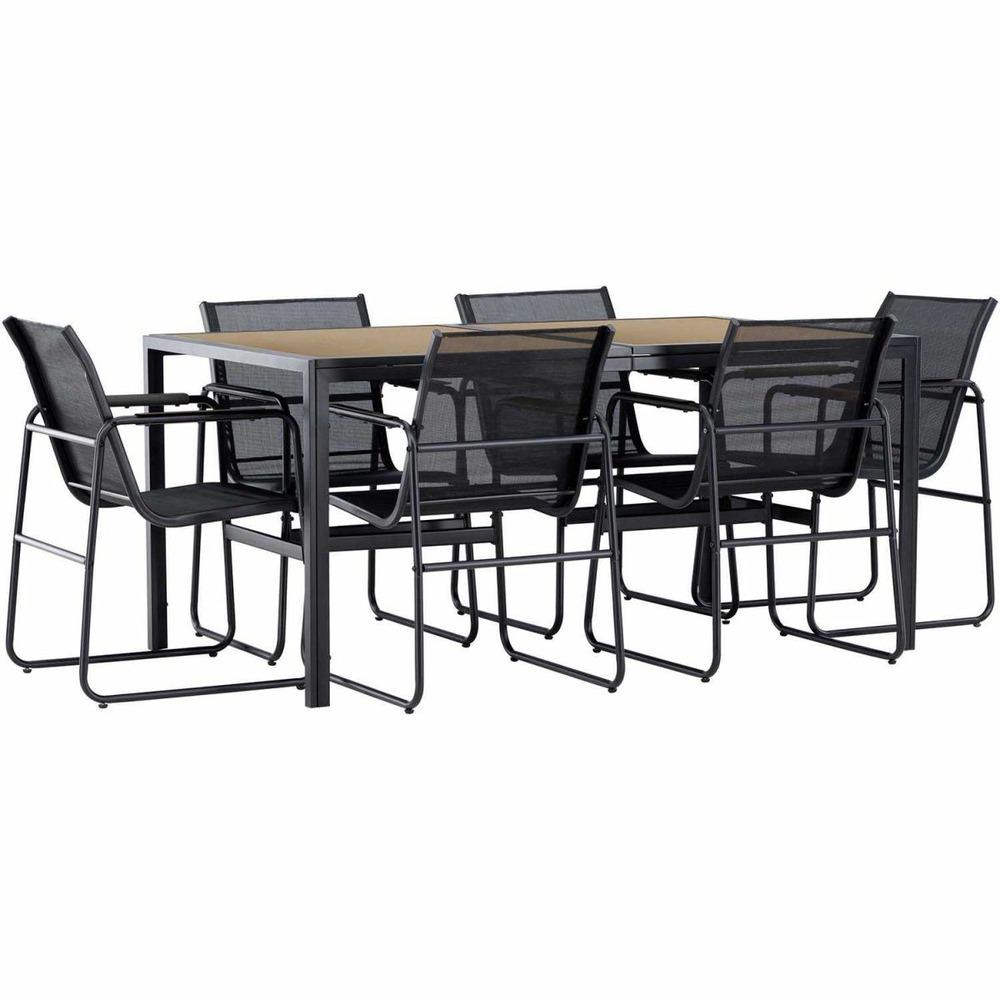 Ensemble table de repas et 6 chaises extérieures lampedusa