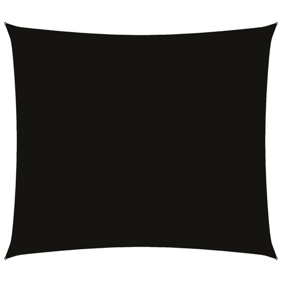 Voile de parasol tissu oxford rectangulaire 2x2,5 m noir