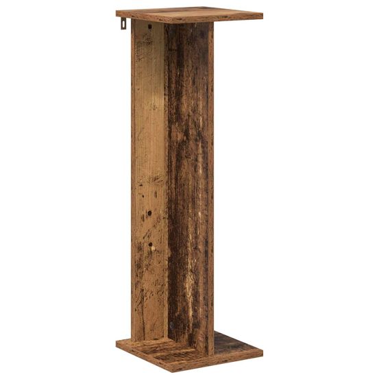 Support de plante bois ancien 25 x 25,5 x 80,5 cm