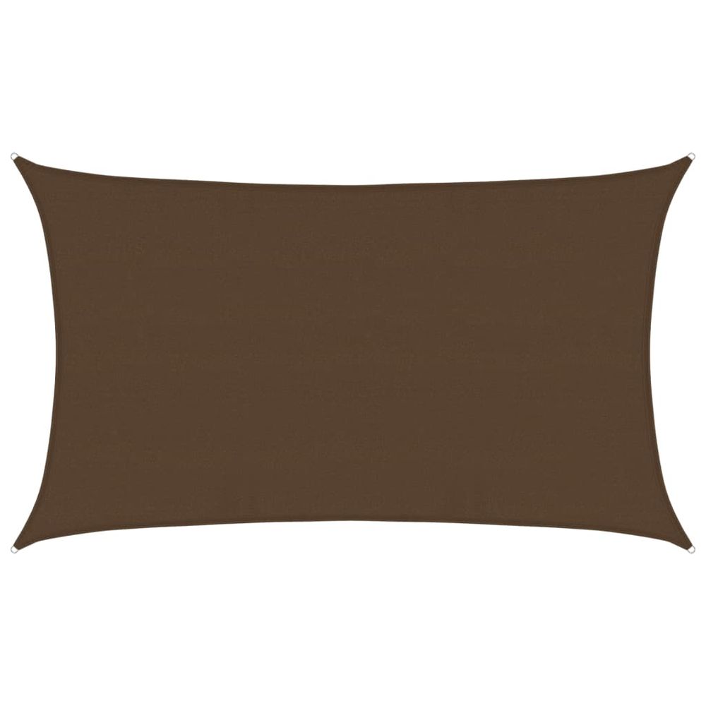 Voile d'ombrage 160 g/m² marron 5x8 m pehd