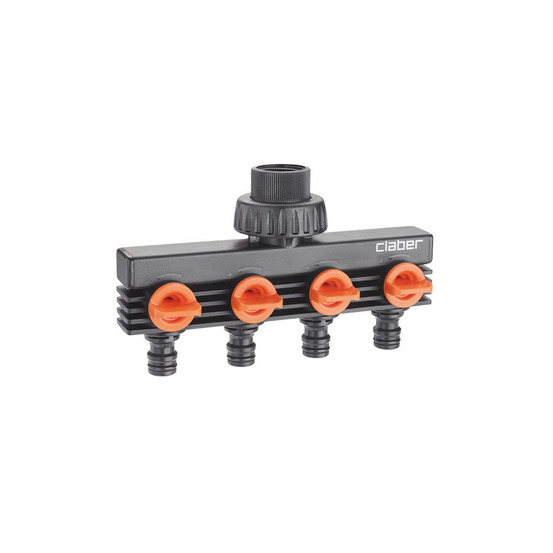 Raccord double robinet 4 voies vrac