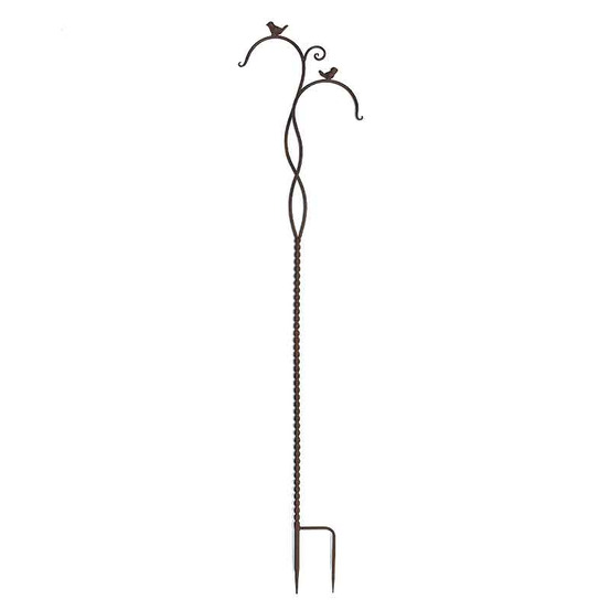 Tuteur double potence fer à cannelures 33x4x150cm