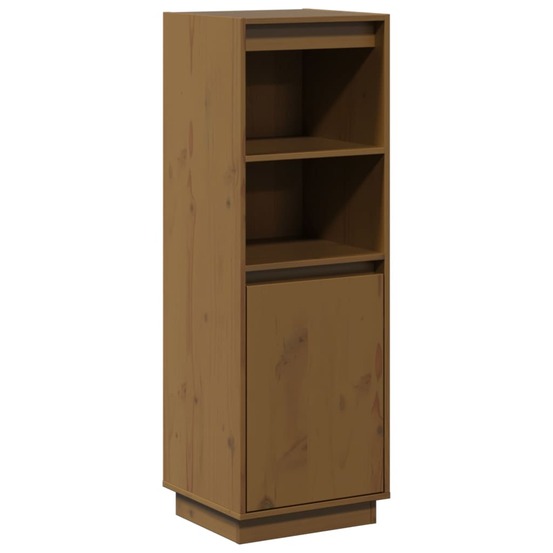 Buffet bahut commode armoire meuble de rangement organisateur cuisine salle de séjour salon haut 37 x 34 x 110 cm bois massif