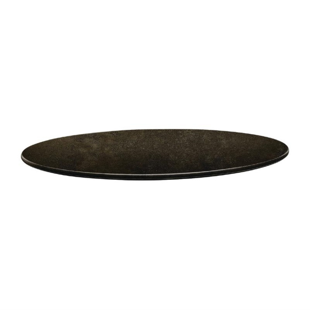Plateau de table rond - 700 mm - line cyprus metal