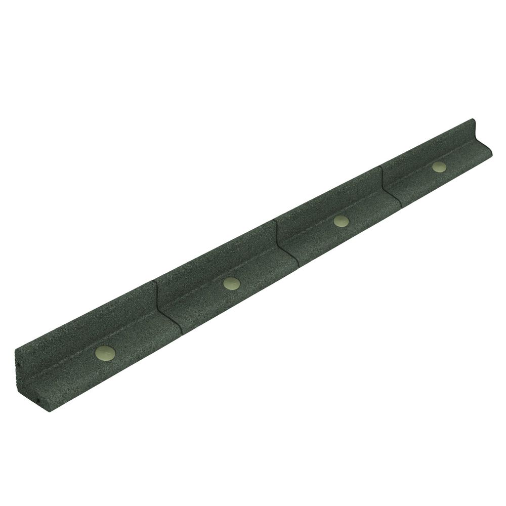 Lot de 14 bordures de jardin flexibles en caoutchouc 1,2 m & maillet - vert