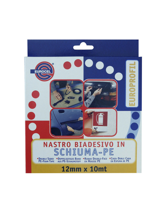 Adhesif double fac noir techn12x10 - eurocel