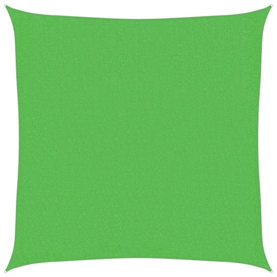 Voile d'ombrage 160 g/m² vert clair 2x2 m pehd