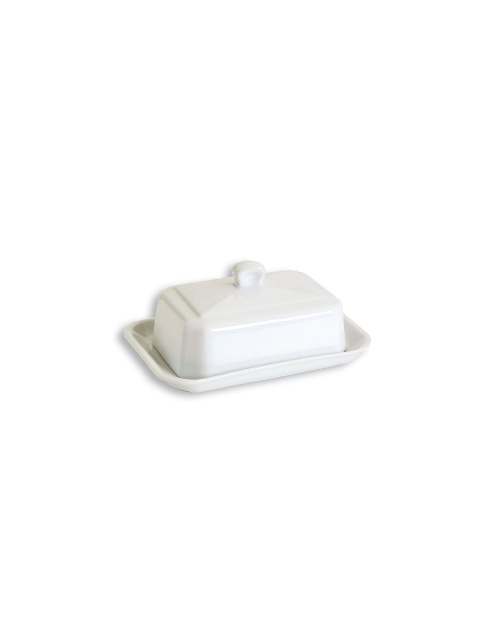 Beurrier blanc rectangulaire 250 g - girard