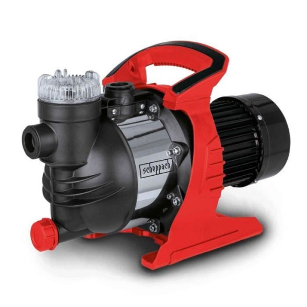 Pompe de jardin - scheppach - gp1400jet - 6000 l/h - profondeur max 8m - 4,8 bar