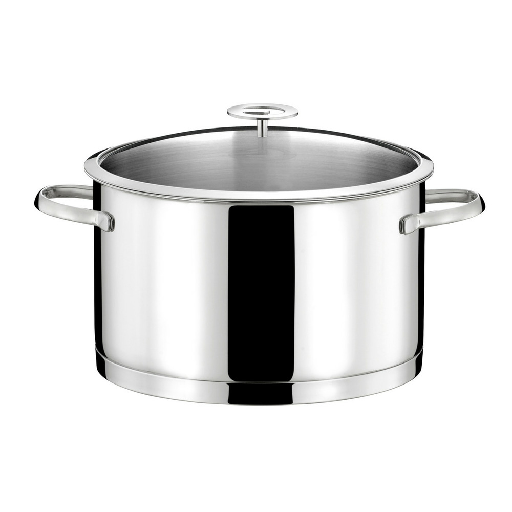 Elysée - faitout 24cm inox avec couvercle universel