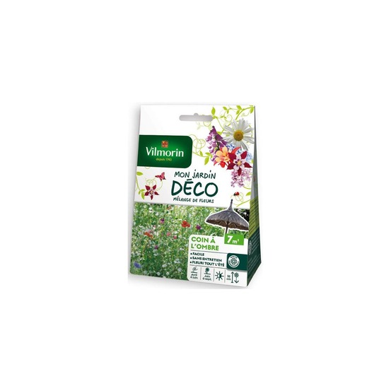 Sachet graines mélange de fleurs coin à l'ombre 7m2