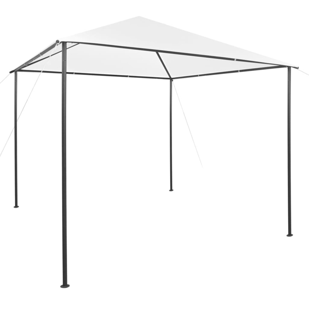 Tonnelle 3x3x2,9 m blanc 180 g/m²