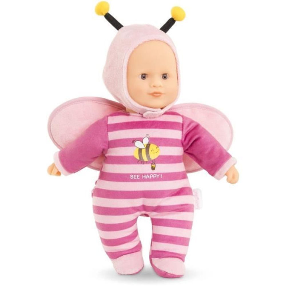 Poupon - - pti' coeur abeille - 30 cm - senteur vanille - des 9 mois