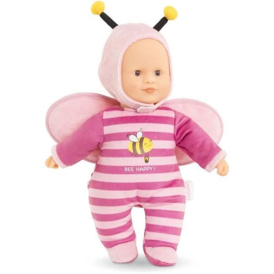 Poupon - - pti' coeur abeille - 30 cm - senteur vanille - des 9 mois