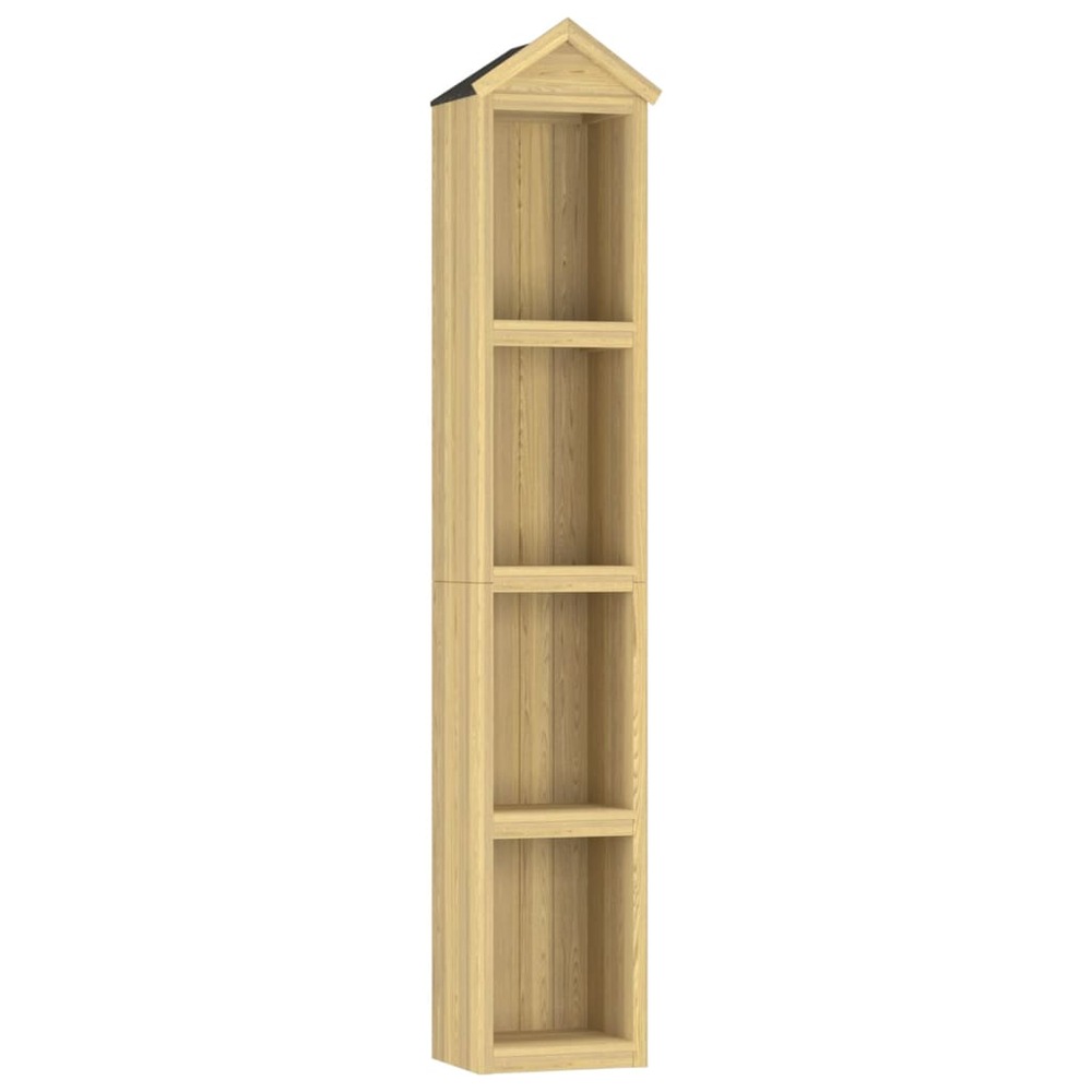 Abri à outils de jardin 40x33x222 cm bois de pin imprégné