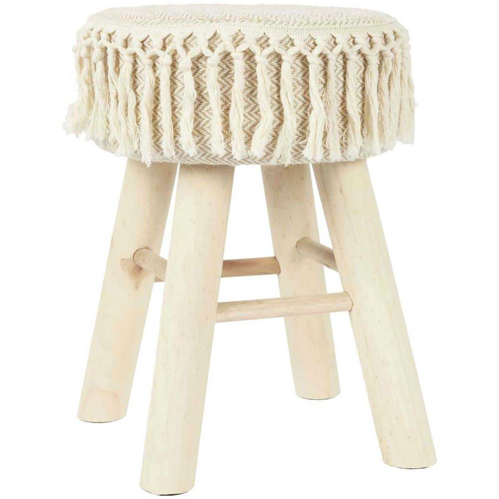 Tabouret en pin pampa