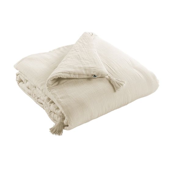 Edredon boutis gaze de coton collection gaia
