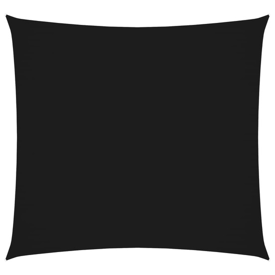 Voile de parasol tissu oxford carré 4x4 m noir