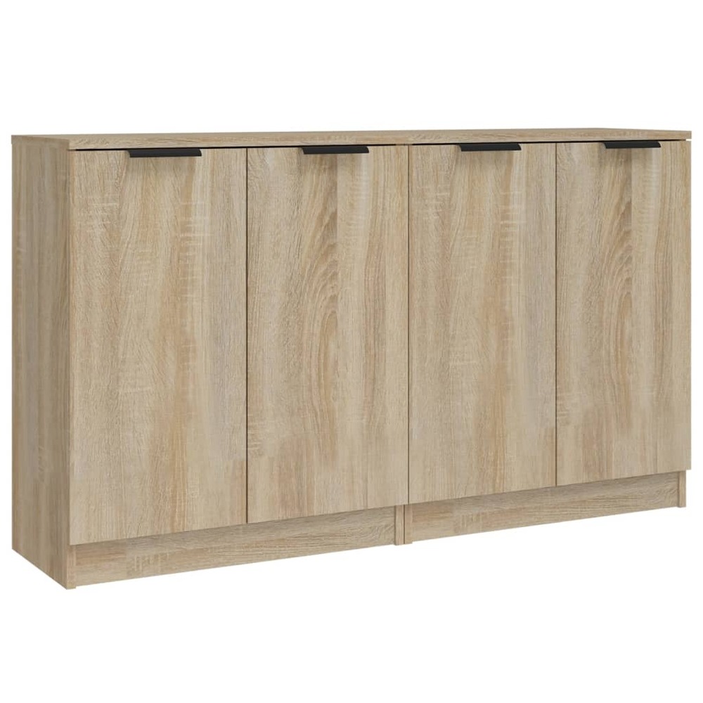 Buffet bahut commode armoire meuble de rangement organisateur cuisine salle de séjour salons lot de 2 sonoma 60 x 30 x 70 cm