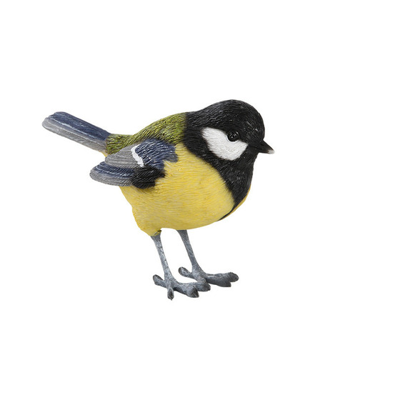 Mésange charbonnière 12cm déco résine