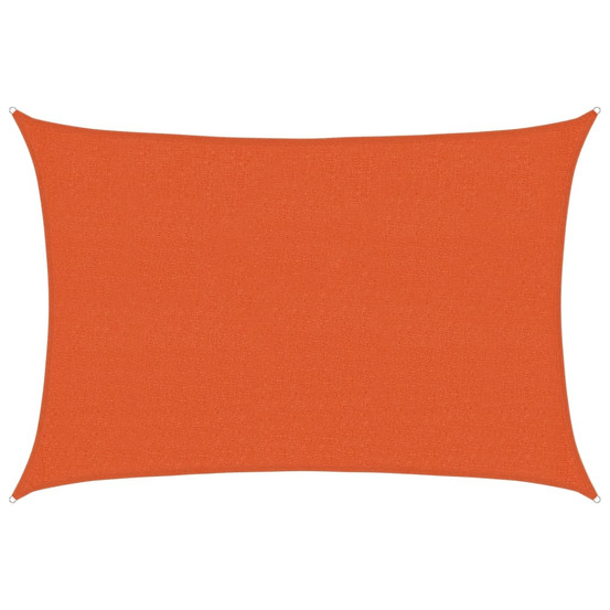 Voile d'ombrage 160 g/m² orange 2,5x3,5 m pehd