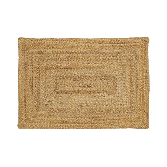 Tapis en jute naturel tressé 60 x 90 cm